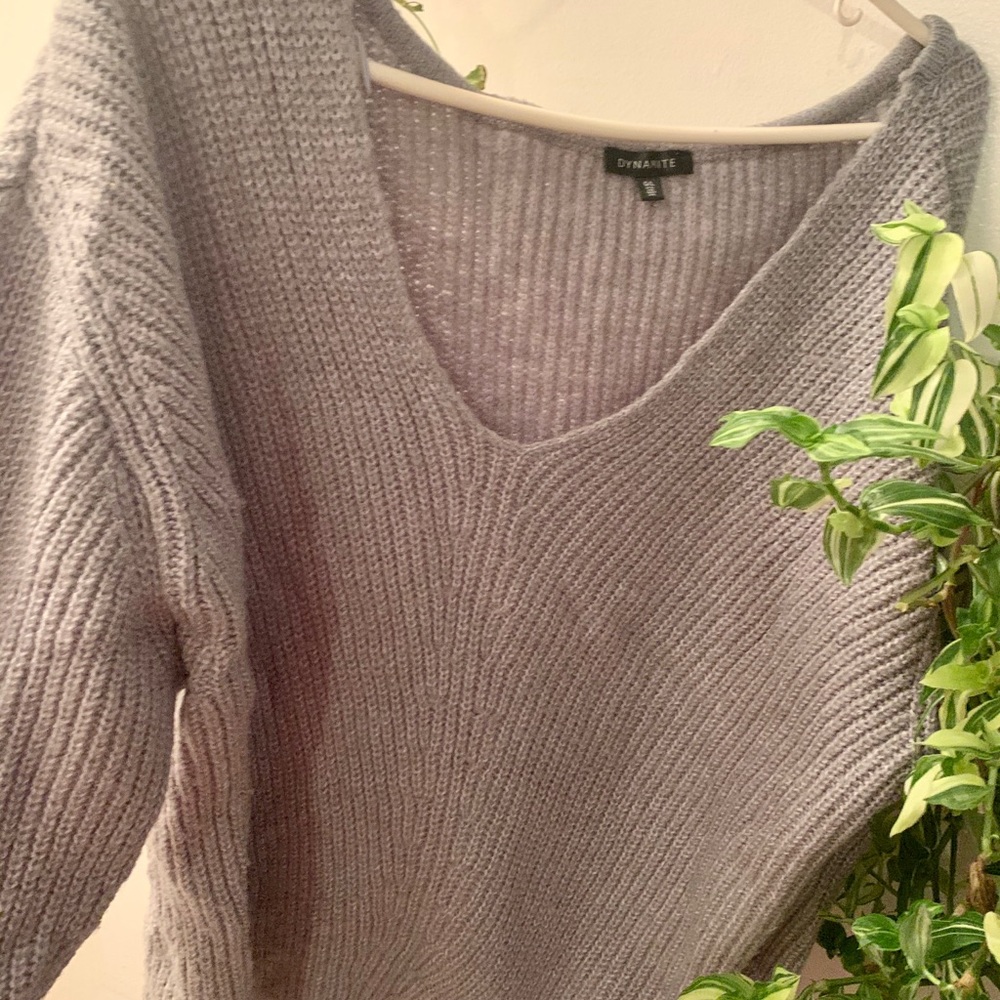Dynamite Grey Sweater